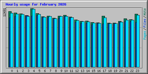 Hourly usage for February 2026